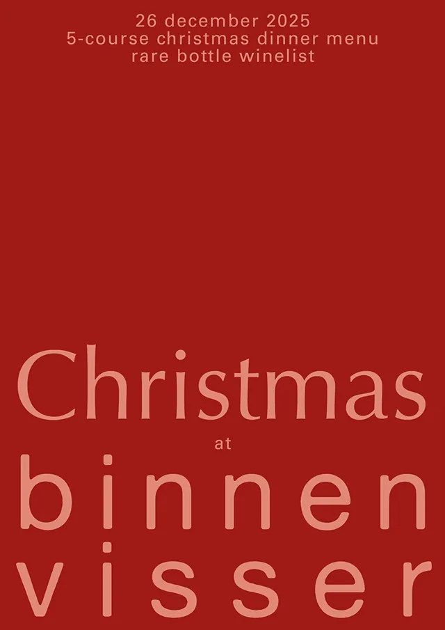 poster christmas at binnenvisser