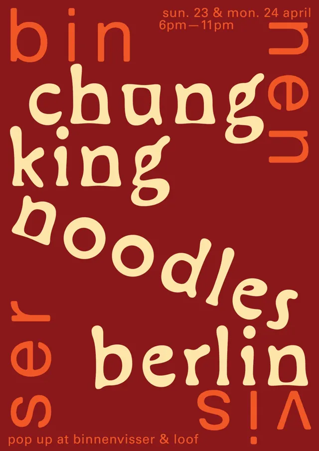 poster chun king noodles berlin