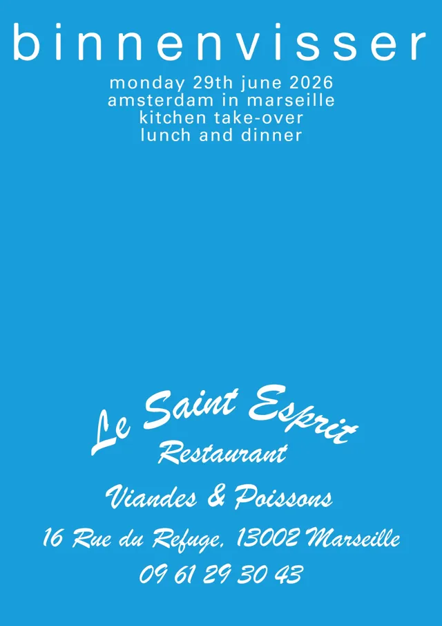 poster binnenvisser at le saint esprit marseille